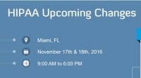 Seminar on 2016 HIPAA Upcoming Changes